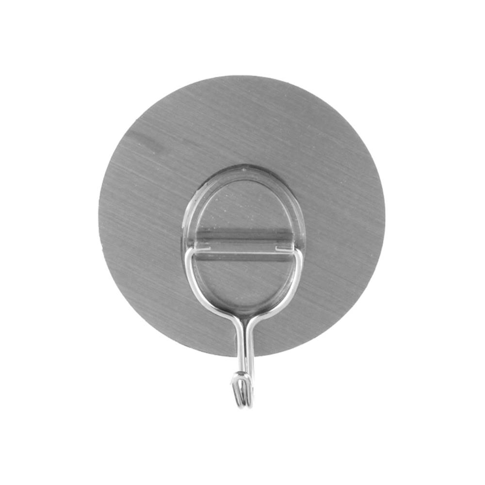 ขอแขวนวงกลมติดเทปกาว PLIM XY-0222 สีเงิน แพ็ก 2 ชิ้น