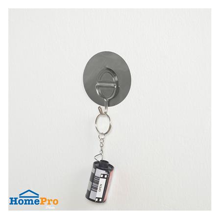 ขอแขวนวงกลมติดเทปกาว PLIM XY-0222 สีเงิน แพ็ก 2 ชิ้น_4