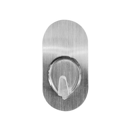 ขอแขวนวงรีติดเทปกาว PLIM XY-0221 สีเงิน แพ็ก 2 ชิ้น_2