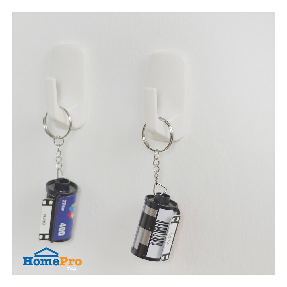 ขอแขวนติดเทปกาว PLIM XY-0361 สีขาว แพ็ก 2 ชิ้น