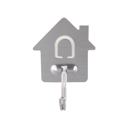 ขอแขวนรูปบ้านติดเทปกาว PLIM ML-87034 สีเงิน แพ็ก 2 ชิ้น_2