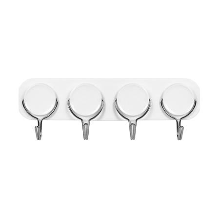 ขอแขวนติดเทปกาว 4 ตะขอ PLIM XY-0527 สีขาว_1