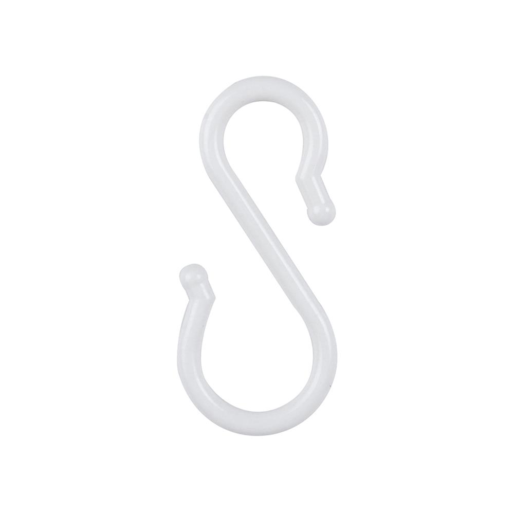 ขอแขวนทรงตัวเอส PLIM XY-0512(L) สีขาว แพ็ก 3 ชิ้น