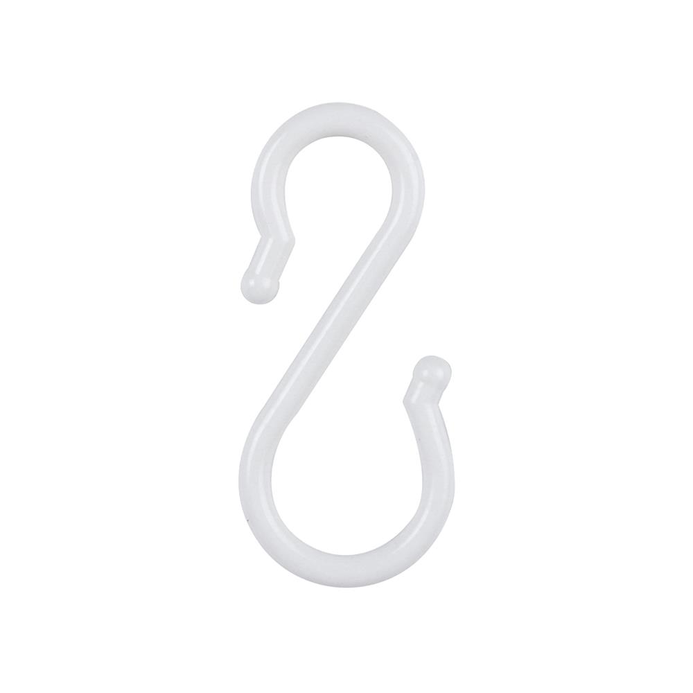 ขอแขวนทรงตัวเอส PLIM XY-0512(L) สีขาว แพ็ก 3 ชิ้น