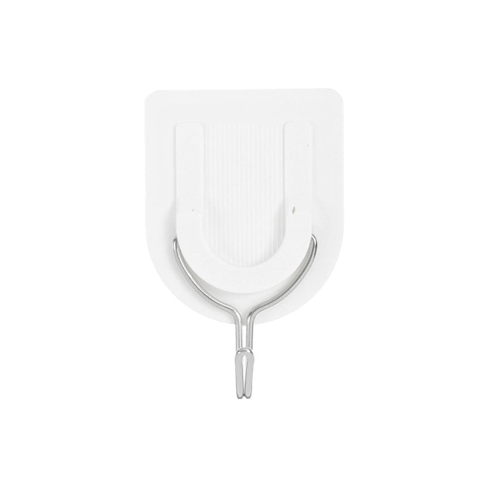 ขอแขวนเหลี่ยมติดเทปกาว PLIM XY-0522 สีขาว แพ็ก 5 ชิ้น