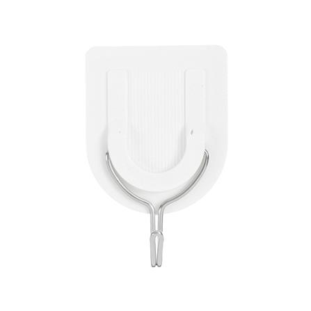 ขอแขวนเหลี่ยมติดเทปกาว PLIM XY-0522 สีขาว แพ็ก 5 ชิ้น_1