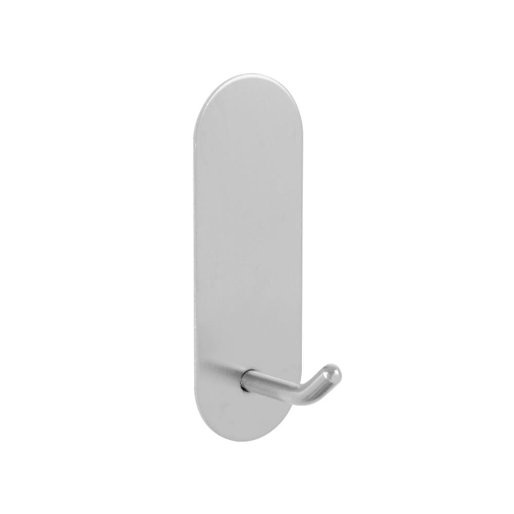 ขอแขวนสเตนเลสติดเทปกาว PLIM XY-0846-B สีเงิน แพ็ก 2 ชิ้น