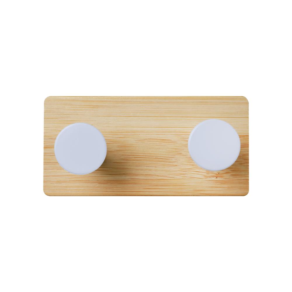 ขอแขวนติดเทปกาว 2 ตะขอ PLIM XY-0497W สีขาว