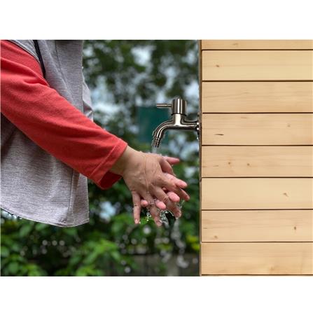 ก๊อกล้างพื้น 1 ทาง KARAT FAUCET KF-79-401-63 สีเงิน_2