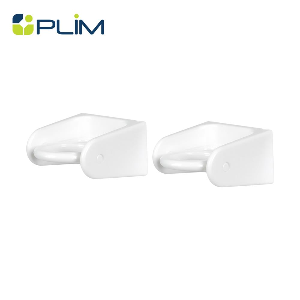 ขอแขวนยึดราวอเนกประสงค์ติดเทปกาว PLIM XY-0902 สีขาว แพ็ก 2 ชิ้น