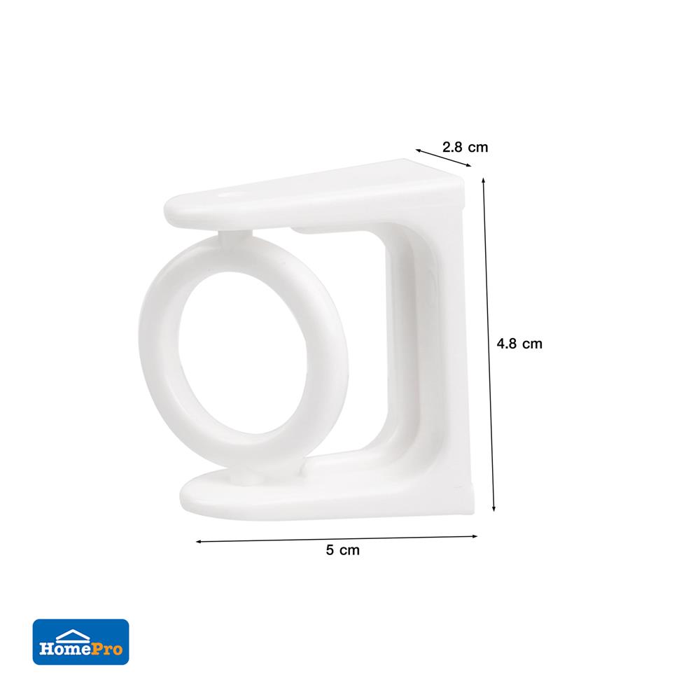 ขอแขวนยึดราวอเนกประสงค์ติดเทปกาว PLIM XY-0902 สีขาว แพ็ก 2 ชิ้น