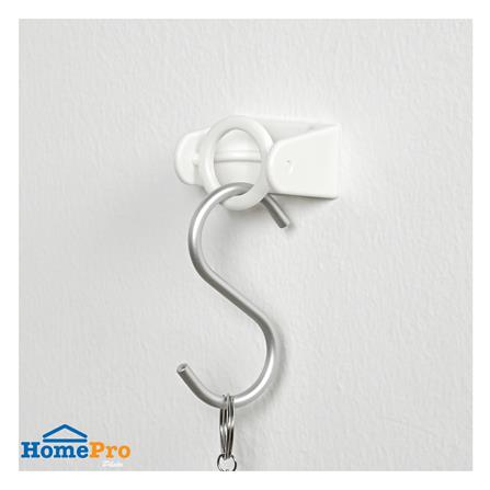 ขอแขวนยึดราวอเนกประสงค์ติดเทปกาว PLIM XY-0902 สีขาว แพ็ก 2 ชิ้น_4