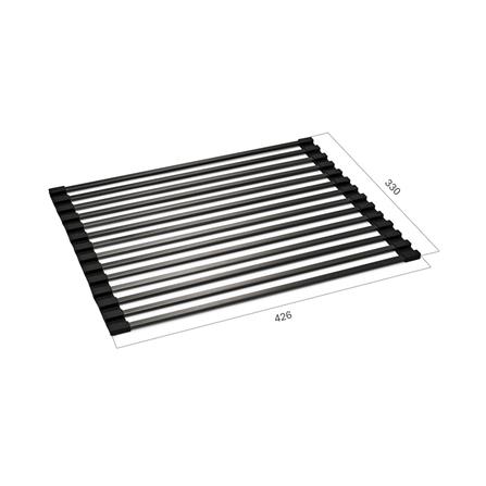 ตะแกรงสเตนเลสแบบม้วน MEX RM330GM สีเทาดำ_2