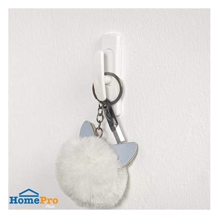 ขอแขวนอเนกประสงค์ติดเทปกาว PLIM XY-0560 สีขาว แพ็ก 3 ชิ้น_4