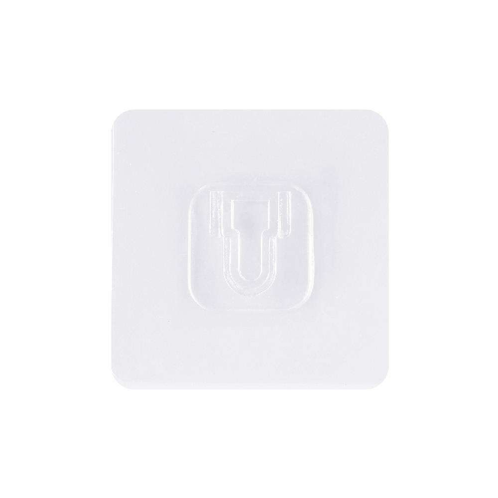 ขอแขวนเหลี่ยมอเนกประสงค์ PLIM XY-0101 สีใส แพ็ก 2 ชิ้น