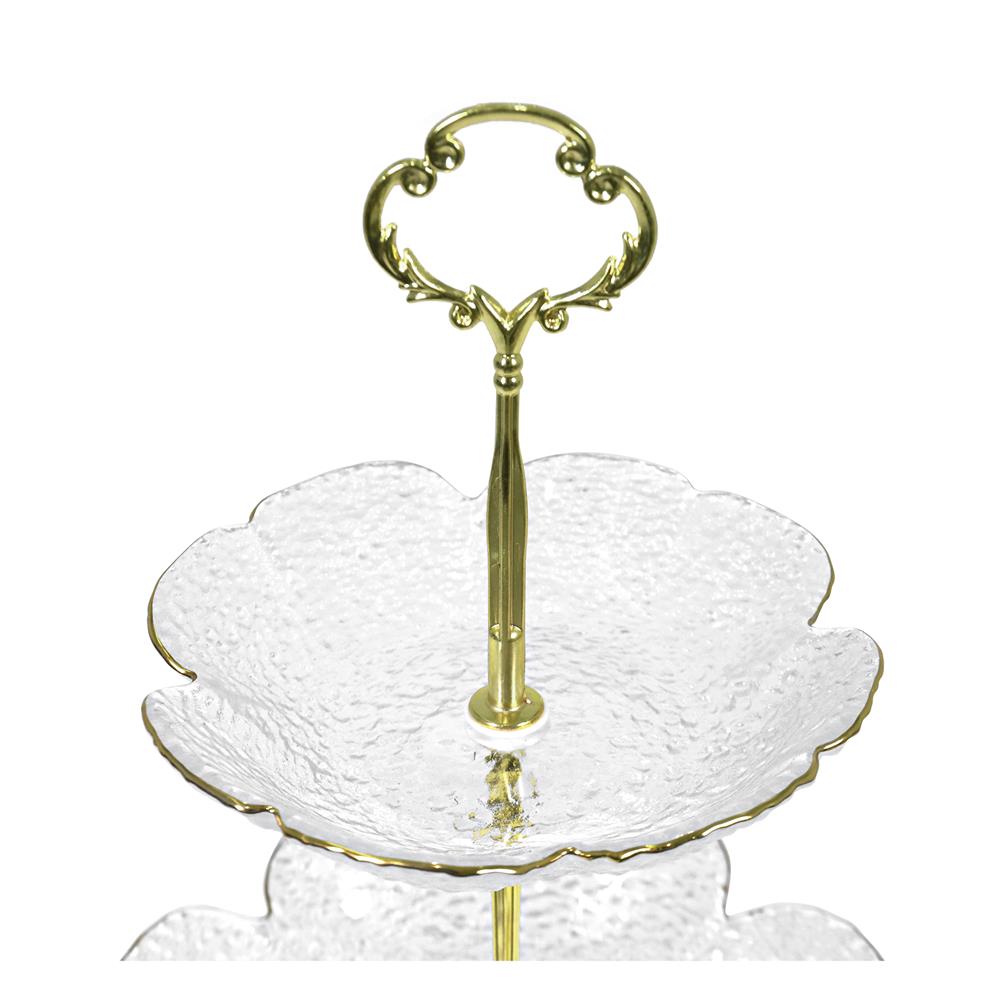 ที่วางขนมแก้ว 3 ชั้น KECH FLORA