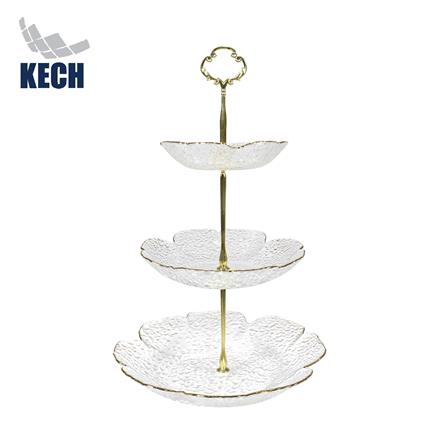 ที่วางขนมแก้ว 3 ชั้น KECH FLORA_0
