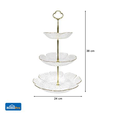 ที่วางขนมแก้ว 3 ชั้น KECH FLORA_5
