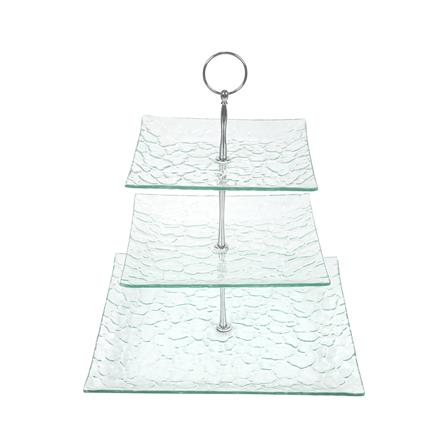 ที่วางขนมแก้ว 3 ชั้น KECH SQUARE_3