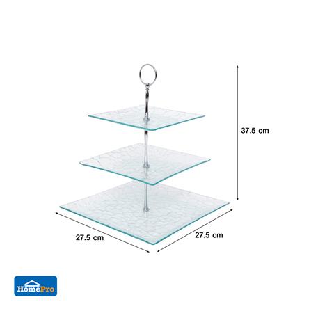 ที่วางขนมแก้ว 3 ชั้น KECH SQUARE_5