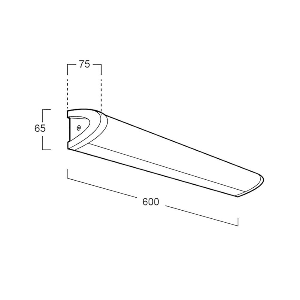 ชุดรางนีออน LED LUMAX 01-A0206 12 วัตต์ COOL WHITE