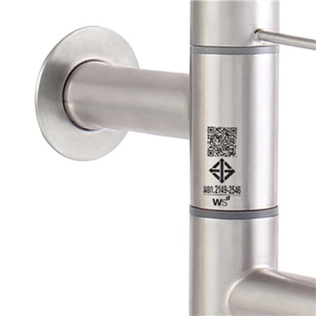 ก๊อกอ่างล้างหน้าเดี่ยวติดผนัง WS WS-0508L สีเงิน_2