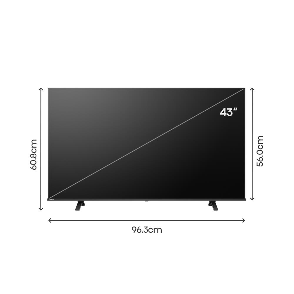 ทีวีแอลอีดี 43 นิ้ว TOSHIBA (4K, LED, GOOGLE TV) 43C350NP