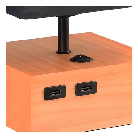 ไฟตั้งโต๊ะ LUMAX 02-01051 สีดำ/ลายไม้_1