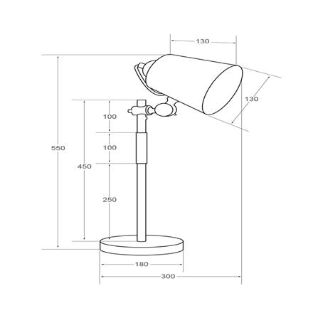 ไฟตั้งโต๊ะ L&E 02-00519 สีดำ/ลายไม้_2