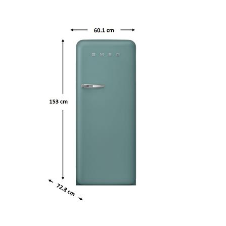 ตู้เย็น 1 ประตู SMEG FAB28RDEG5 9.93 คิว สีเขียวเอมเมอรัล_5