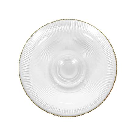 จานเสิร์ฟแก้วมีขา KECH 20 ซม._2