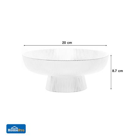 จานเสิร์ฟแก้วมีขา KECH 20 ซม._5