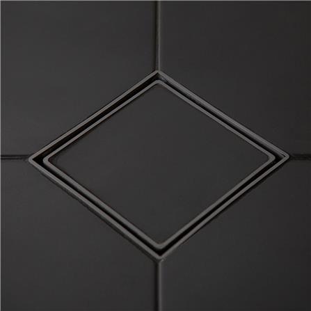 ตะแกรงกันกลิ่นแบบปูกระเบื้อง SUPER DRAIN 5.3 นิ้ว สีดำ_3