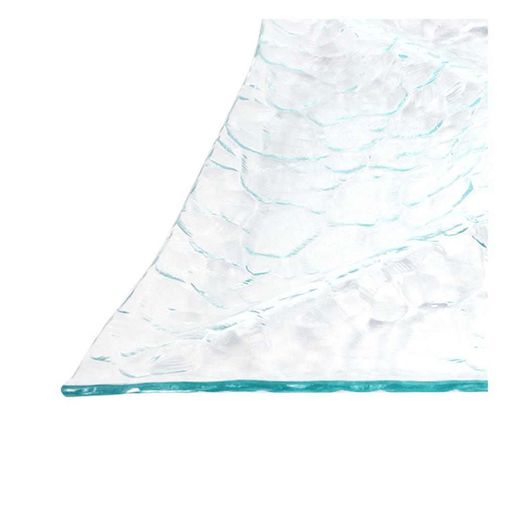 จานแก้วเหลี่ยม 5 ช่อง KECH 30x30 ซม.