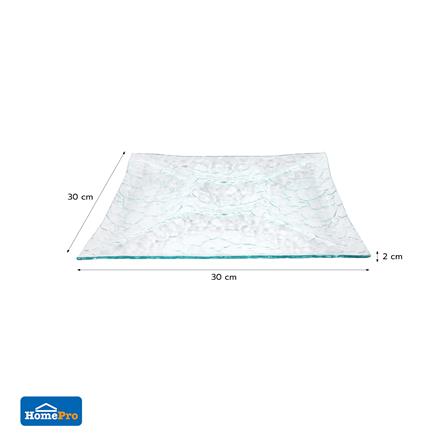 จานแก้วเหลี่ยม 5 ช่อง KECH 30x30 ซม._5