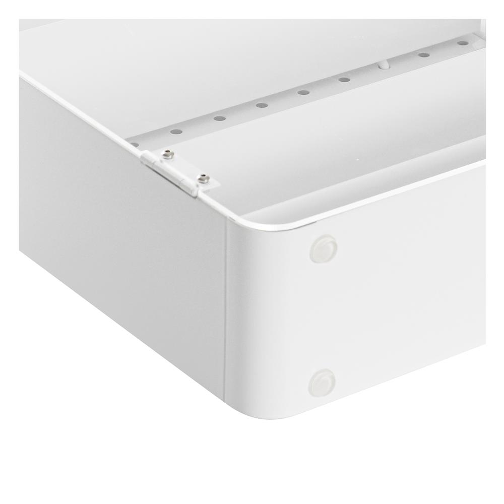 กล่องเหล็กโชว์โมเดล STACKO MANIA 30x9x42 ซม. สีขาว