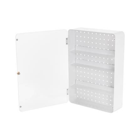 กล่องเหล็กโชว์โมเดล STACKO MANIA 30x9x42 ซม. สีขาว_3