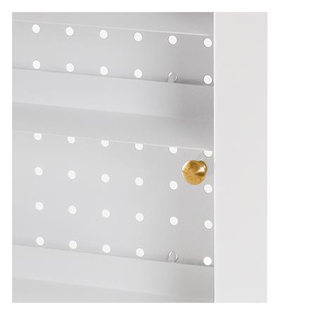 กล่องเหล็กโชว์โมเดล STACKO MANIA 30x9x42 ซม. สีขาว_5