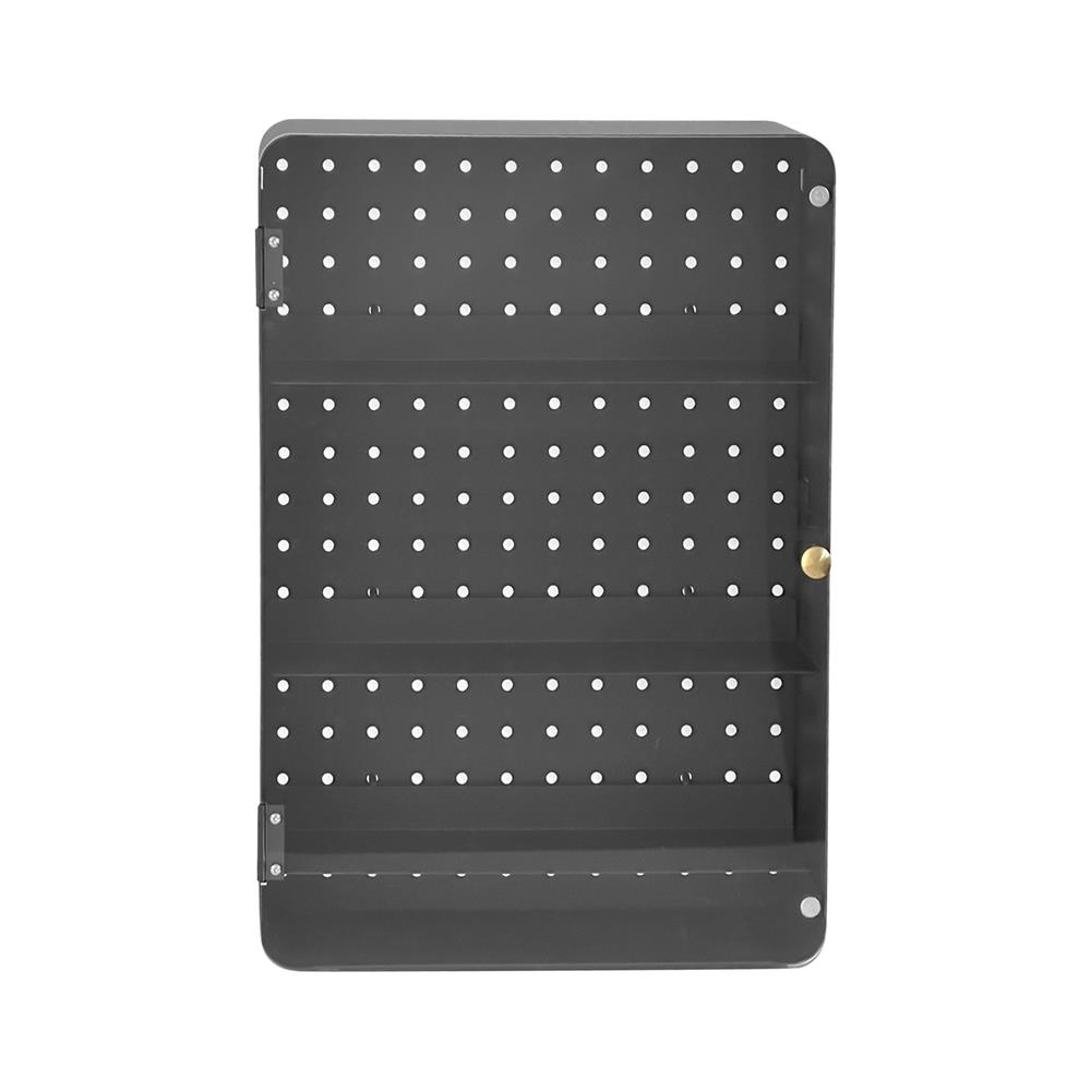 กล่องเหล็กโชว์โมเดล STACKO MANIA 30x9x42 ซม. สีเทา