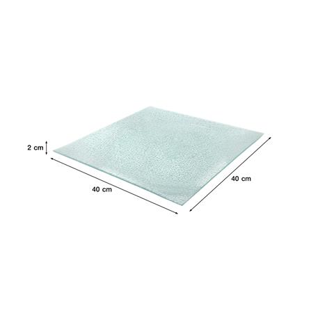 จานแก้วเหลี่ยม KECH 40x40 ซม._4