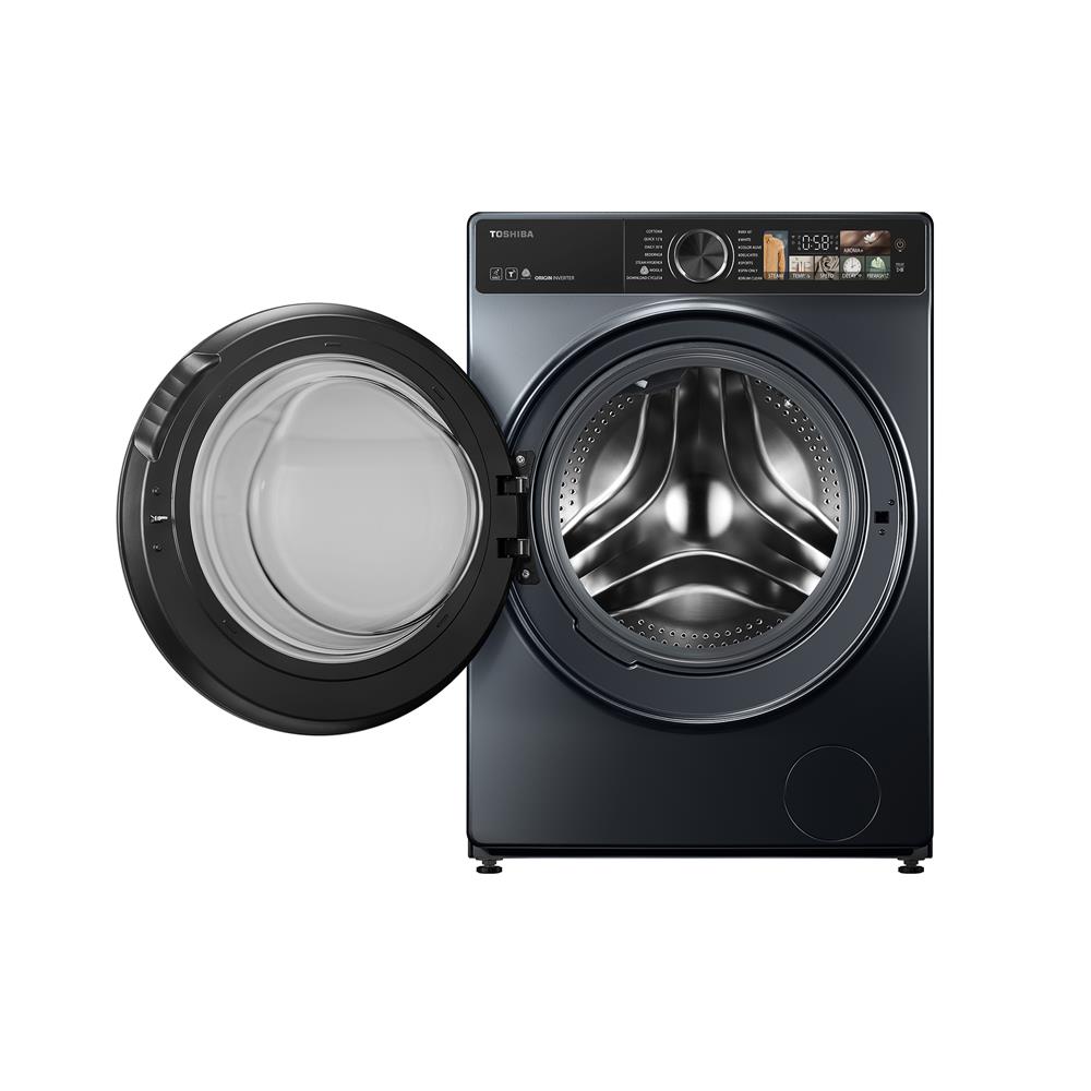 เครื่องซักผ้าฝาหน้า TOSHIBA TW-T25BU115MWT(MG) 10.5 กก. สีเทา อินเวอร์เตอร์