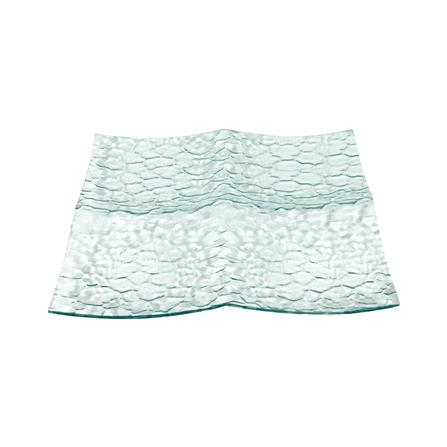 จานแก้วเหลี่ยม 4 ช่อง KECH 30x30 ซม._2