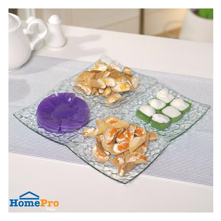 จานแก้วเหลี่ยม 4 ช่อง KECH 30x30 ซม._5