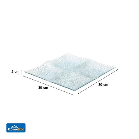 จานแก้วเหลี่ยม 4 ช่อง KECH 30x30 ซม._6