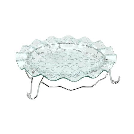 จานแก้วพร้อมขาตั้ง 29 ซม. KECH_1