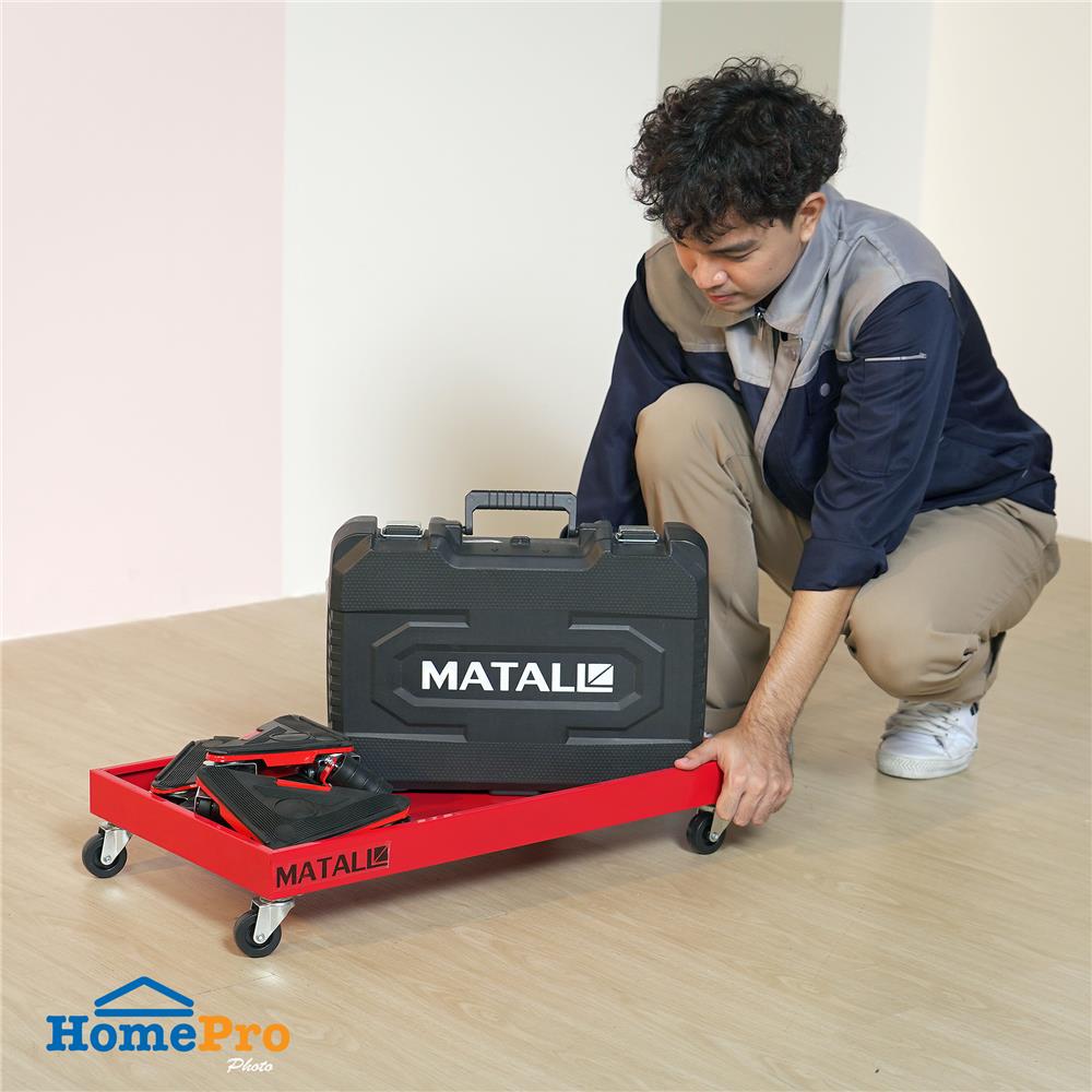 รถเข็นถาดเหล็ก 4 ล้อ MATALL HP-TD6636 40 กก.