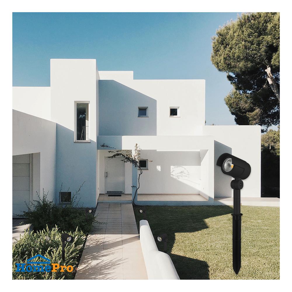 ไฟจัดสวน LED L&E 9P-A0406 10 วัตต์ WARM WHITE สีดำ