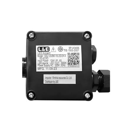 ไฟจัดสวน LED L&E 9P-A0406 10 วัตต์ WARM WHITE สีดำ_6
