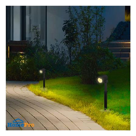 ไฟจัดสวน LED L&E 9P-A0406 10 วัตต์ WARM WHITE สีดำ_4