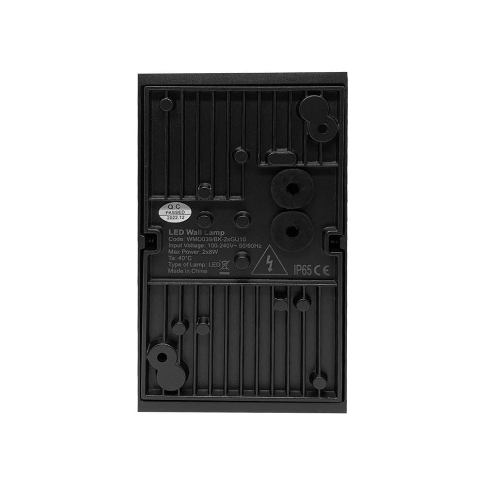 ไฟผนังภายนอก L&E 36-01914 สีดำ